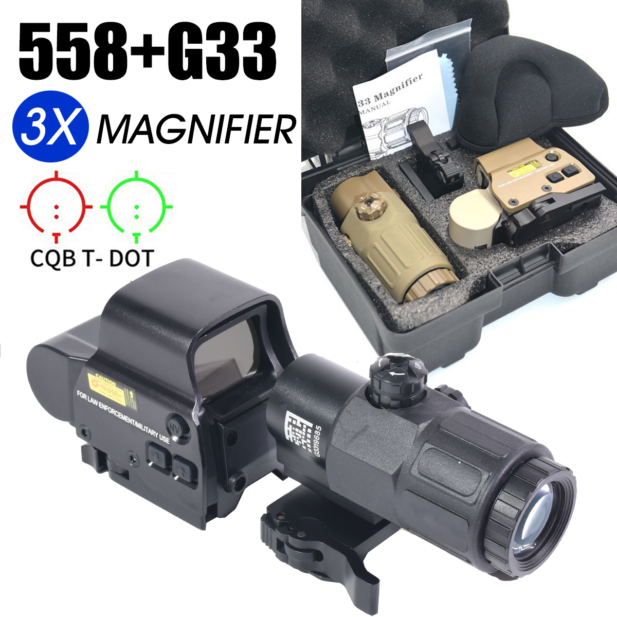 Outdoor Hunting Range - 558 G33 Holographic Box Set Tactical