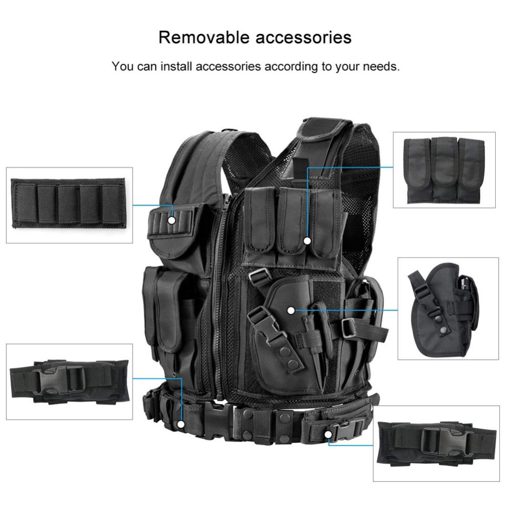 Adjustable Molle Tactical Vest - Hunting Outdoor Game recensie en prijs
