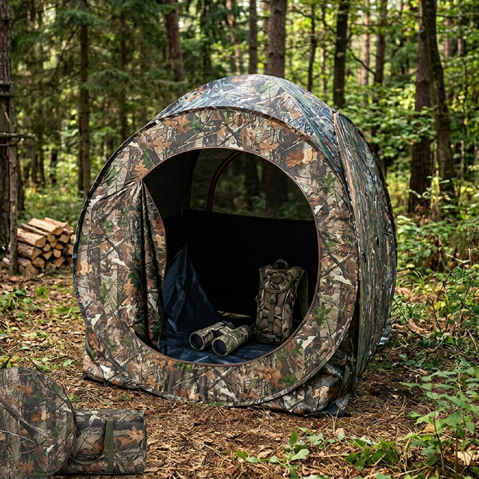 Camouflage Pop-Up Hunting Blin - Hunting & Outdoor Supplies Carterton Reviews recensie en prijs