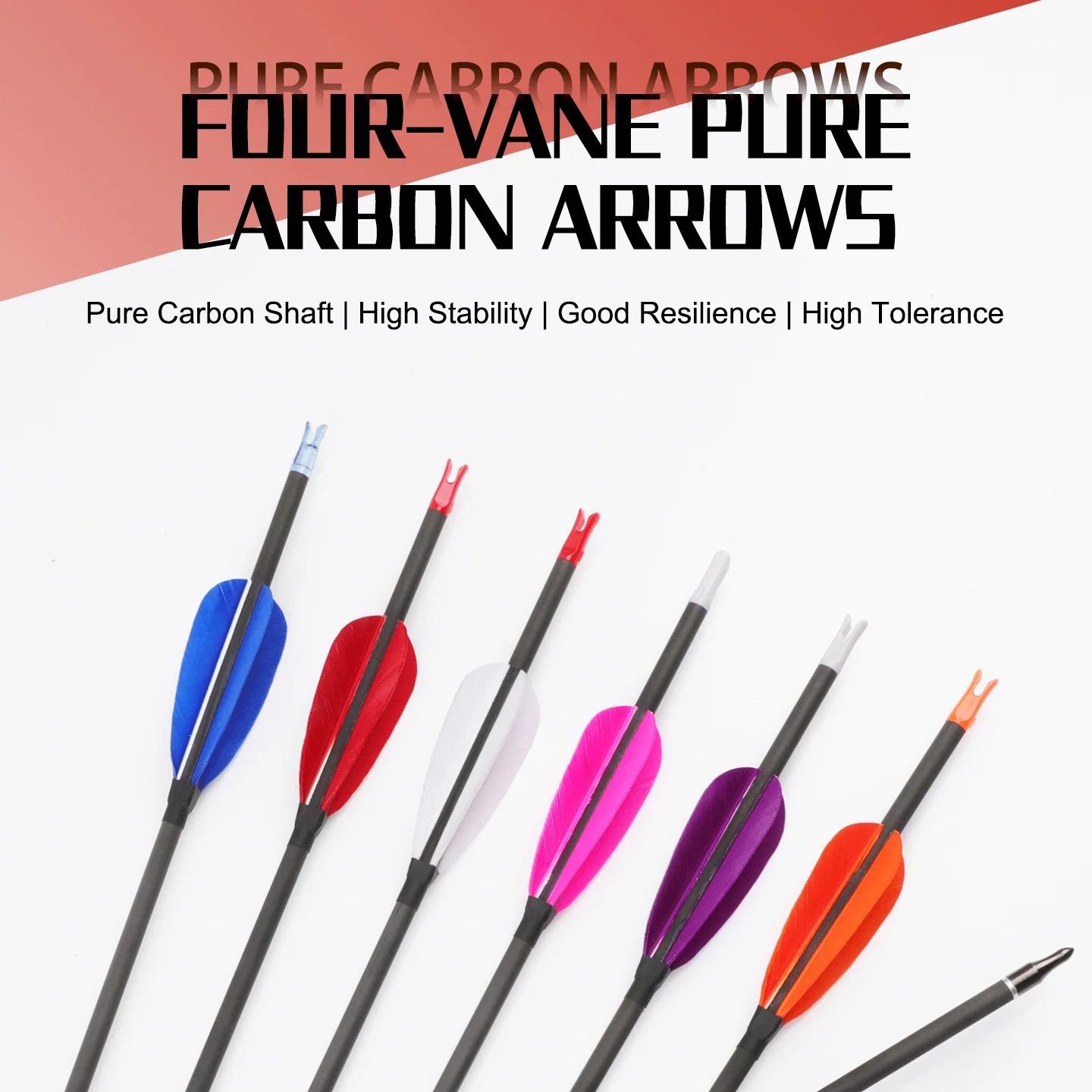 ACCMOS 4-Vanes Pure Carbon Arr - Arrow Carbon Shaft recensie en prijs