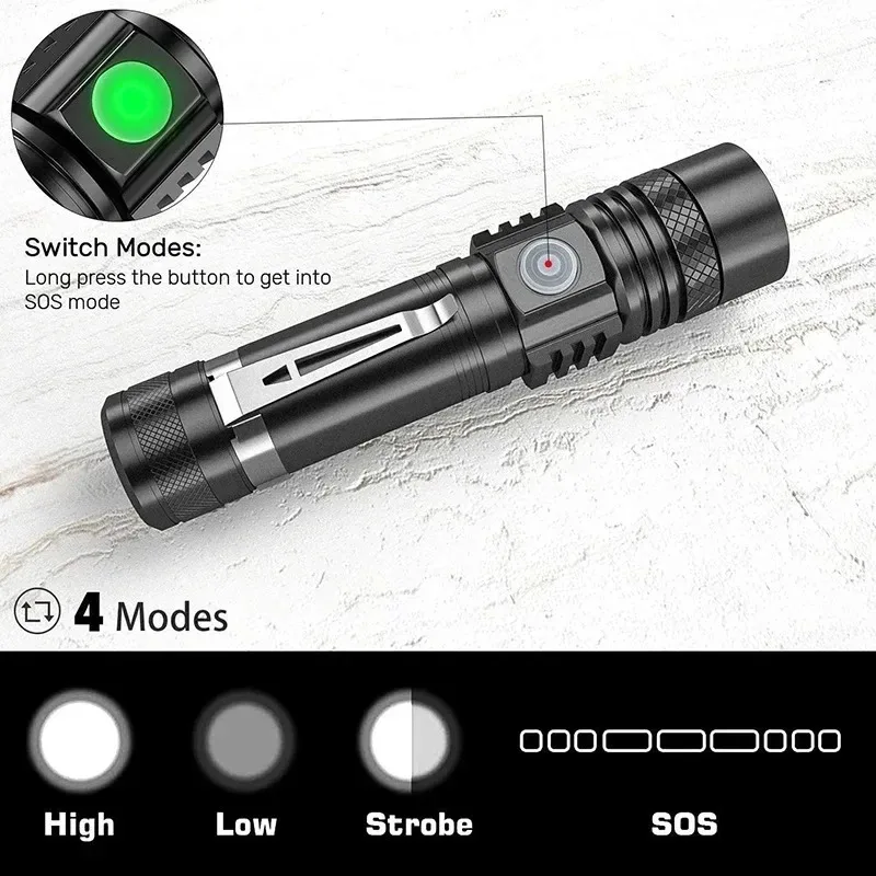 Rechargeable T6 Handheld Flash - Hunting Outdoor recensie en prijs