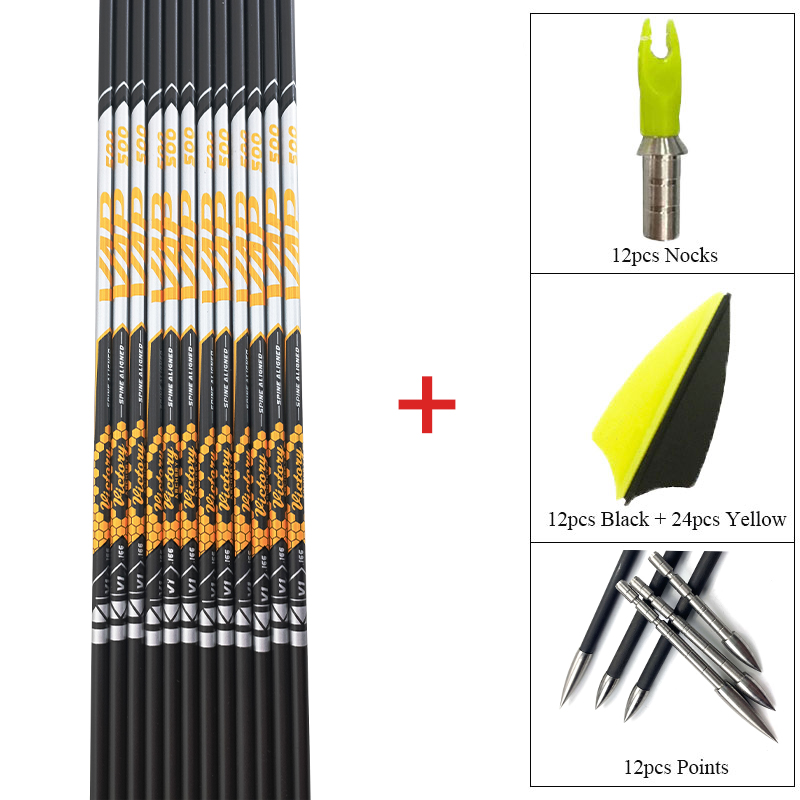 12pcs DIY Archery ID 4.2mm Spi - Arrow Carbon Shaft recensie en prijs
