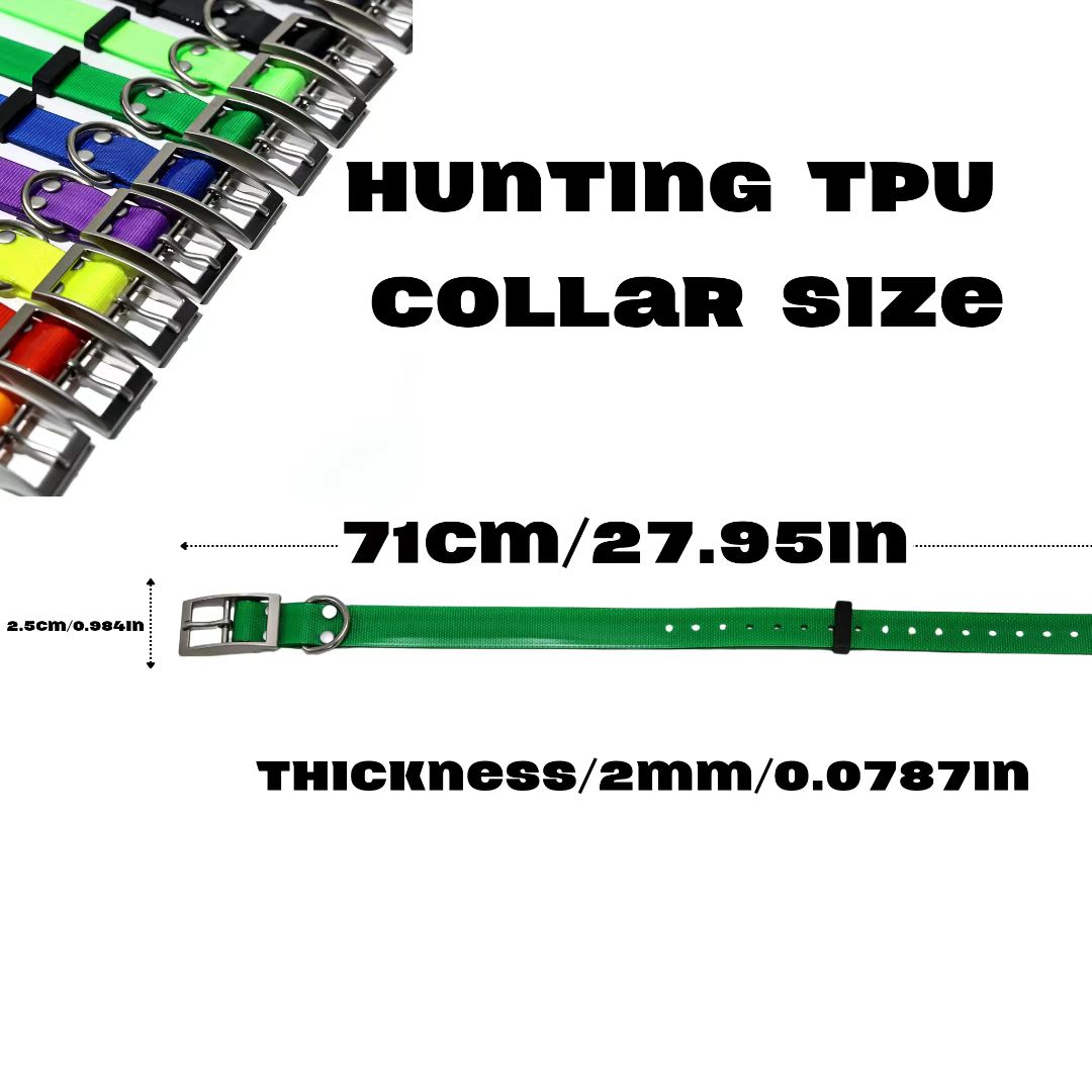 2.5cm Wide Heavy Duty TPU Dog  - Outdoor Hunting Dog Collar recensie en prijs