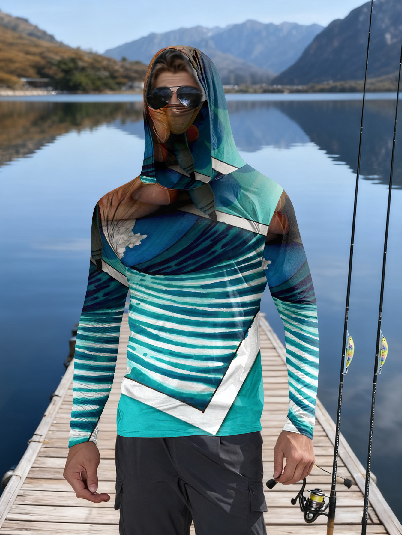 Fishing hooded sweatshirt men' - Hunting Outdoor recensie en prijs