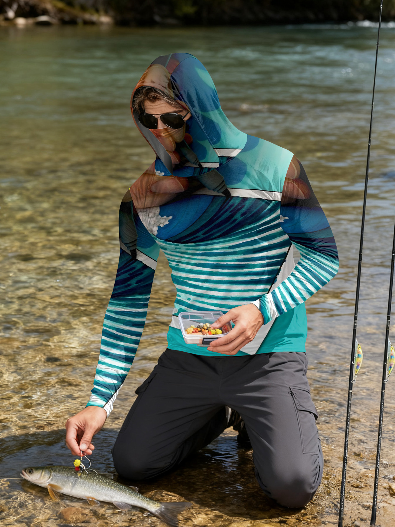 Fishing hooded sweatshirt men' - Hunting Outdoor recensie en prijs