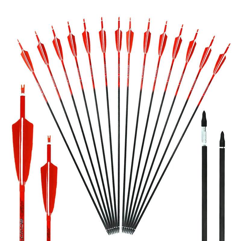 6pc/12pc/24pcs ID6.2mm Pure Ca - Arrow Carbon Shaft recensie en prijs