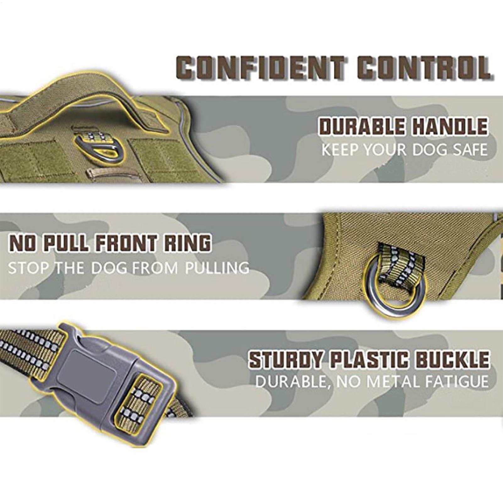 Heavy Duty Dog Harness No Pull - Outdoor Hunting Dog Collar recensie en prijs