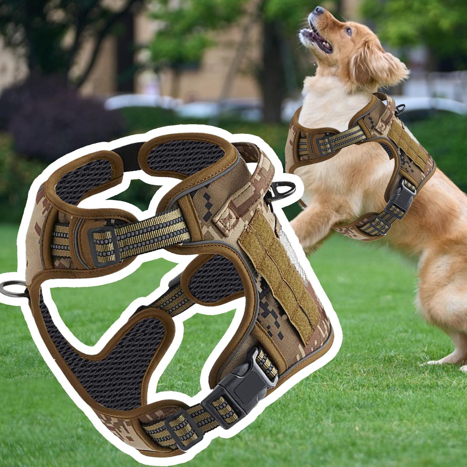 Heavy Duty Dog Harness No Pull - Outdoor Hunting Dog Collar recensie en prijs