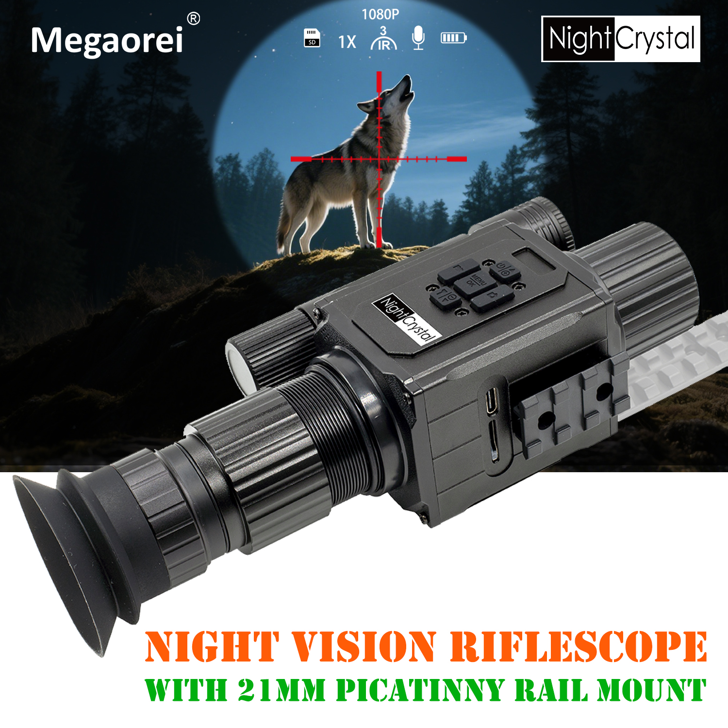 Megaorei NK008 Plus NightCryst - Monocular Night Vision recensie en prijs