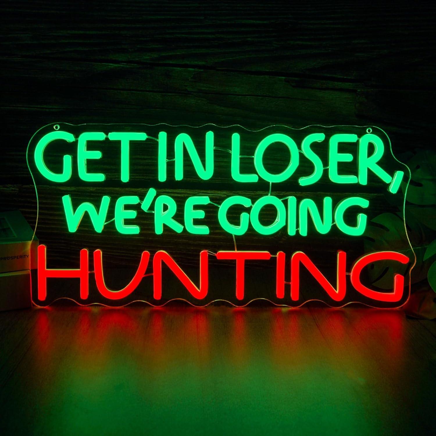 Funny Hunting Neon Sign LED Li - Hunting Outdoor recensie en prijs
