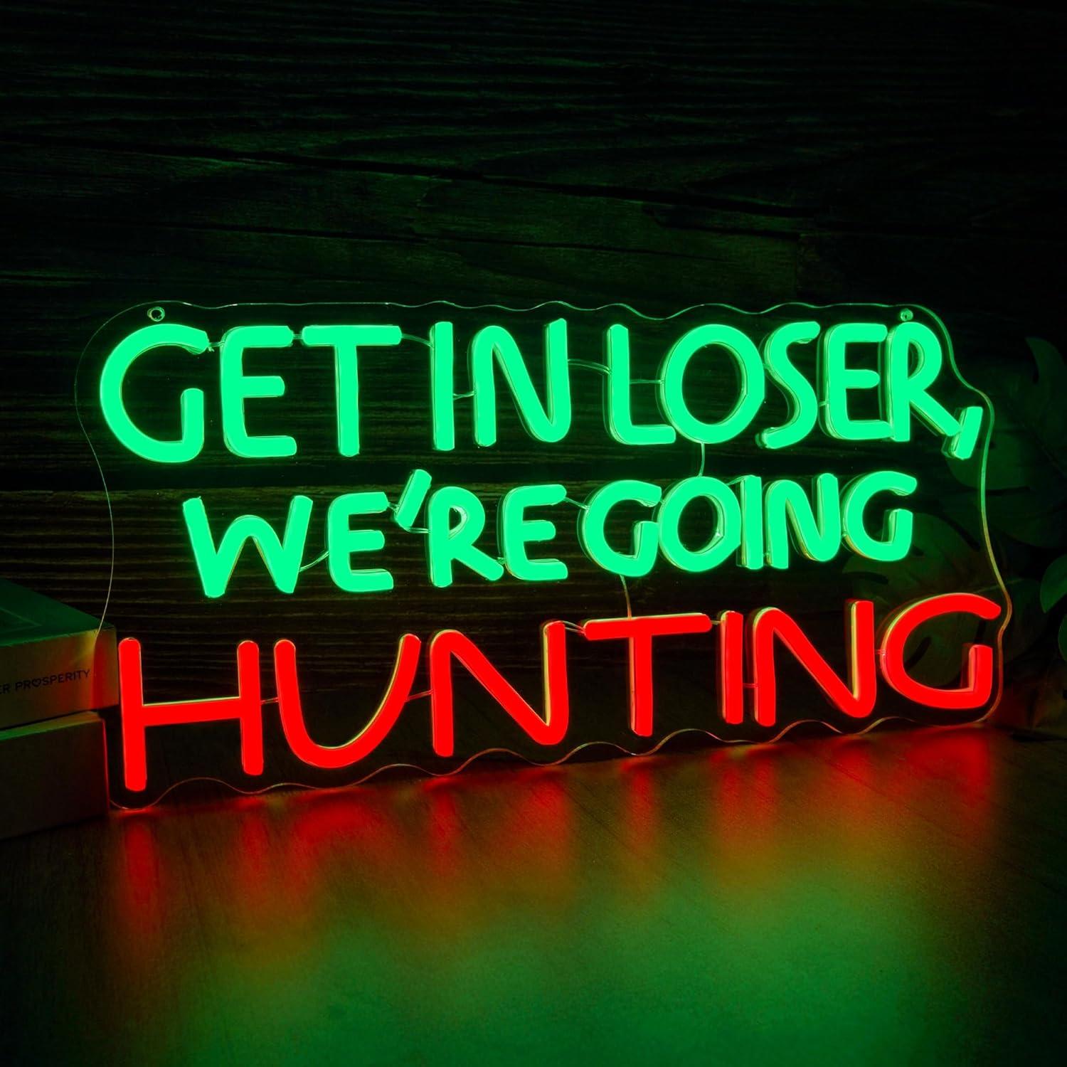 Funny Hunting Neon Sign LED Li - Hunting Outdoor recensie en prijs