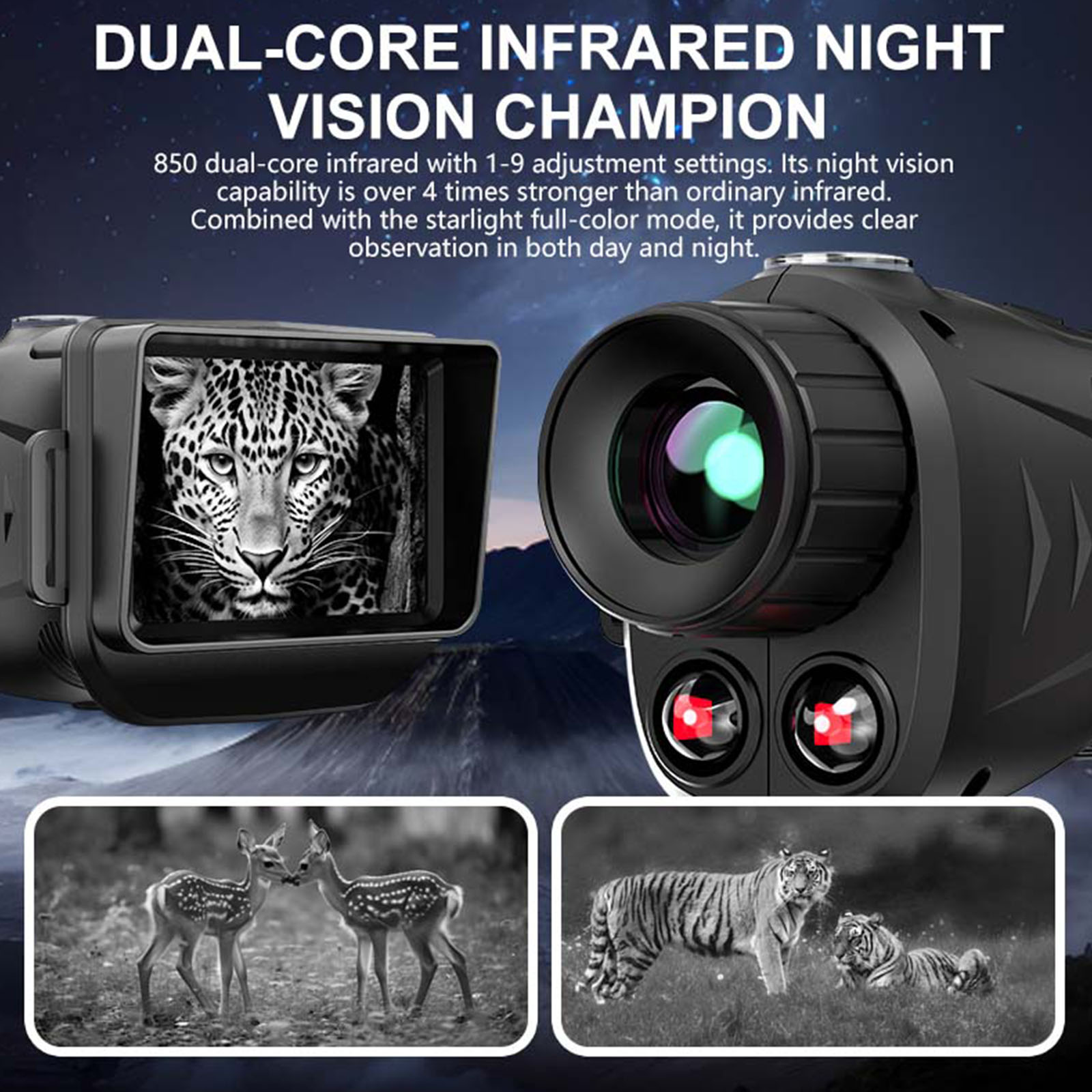 4K Infrared Night Visions Devi - Monocular Night Vision recensie en prijs