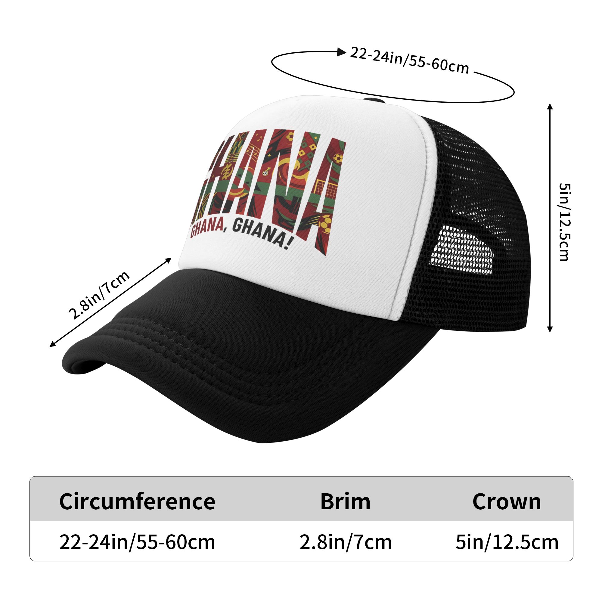 Ghana National Team  Sun Hats  - Outdoor Hunting Logo recensie en prijs